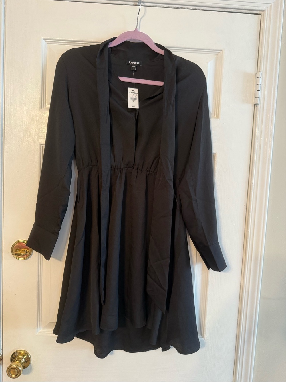 black long sleeve dress express | Dresses | Express Tiedetail Mini Please follow any and _okendo:syndication_key:CL137515111 Farm Rio Lace Midi Color:Romantic Blue